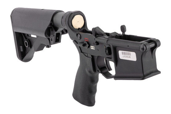 LMT MARS-LS Complete Ambidextrous AR-15 Lower Receiver with winter trigger guard.